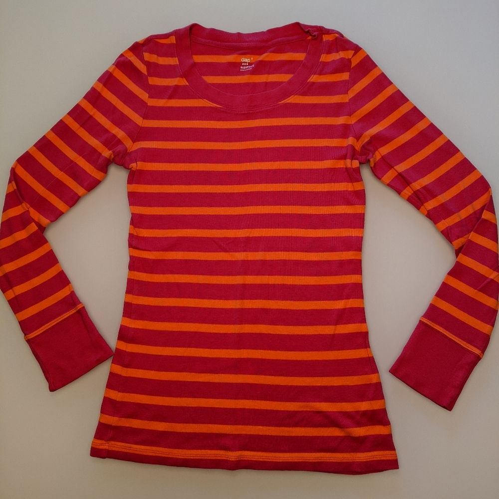 Gap long sleeve striped shirt